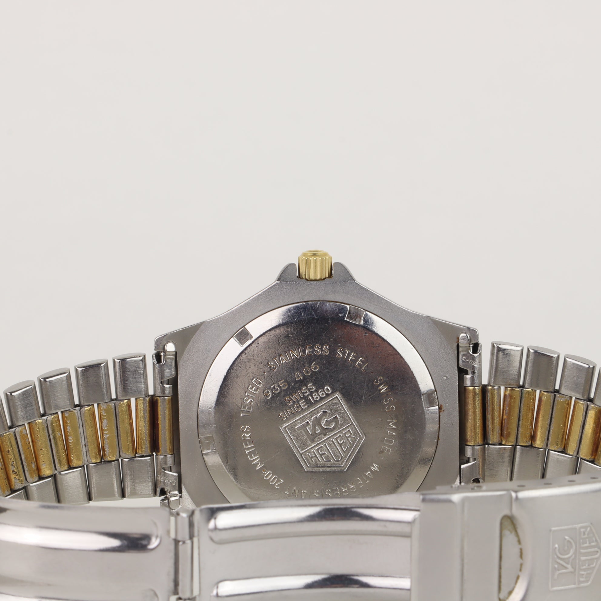 1円スタート】 TAG Heuer タグホイヤー 3000 935.406 金文字盤 デイト 