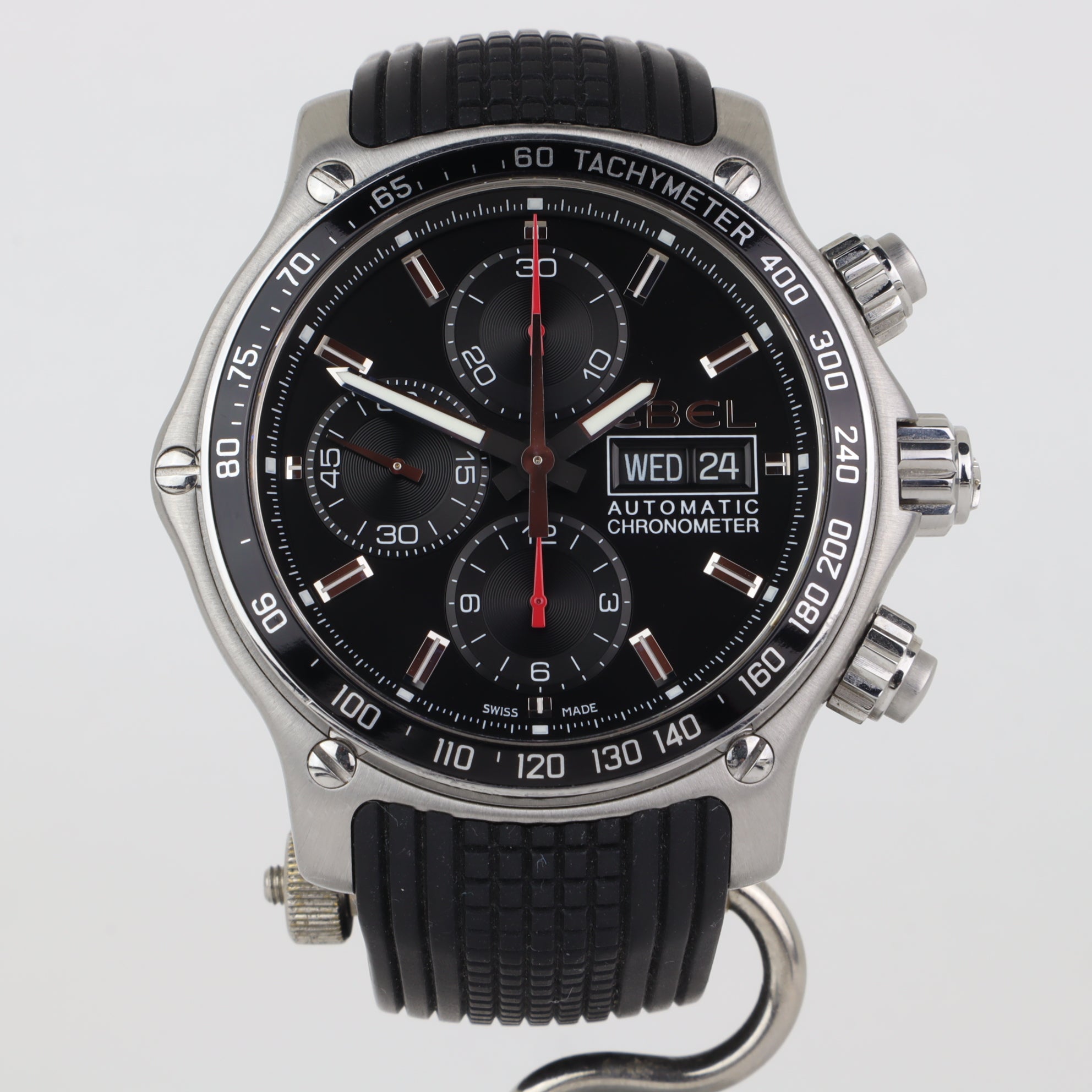 Ebel 1911 Discovery Chronograph Automatic Black 9750L62    | Box & Papers | 2010