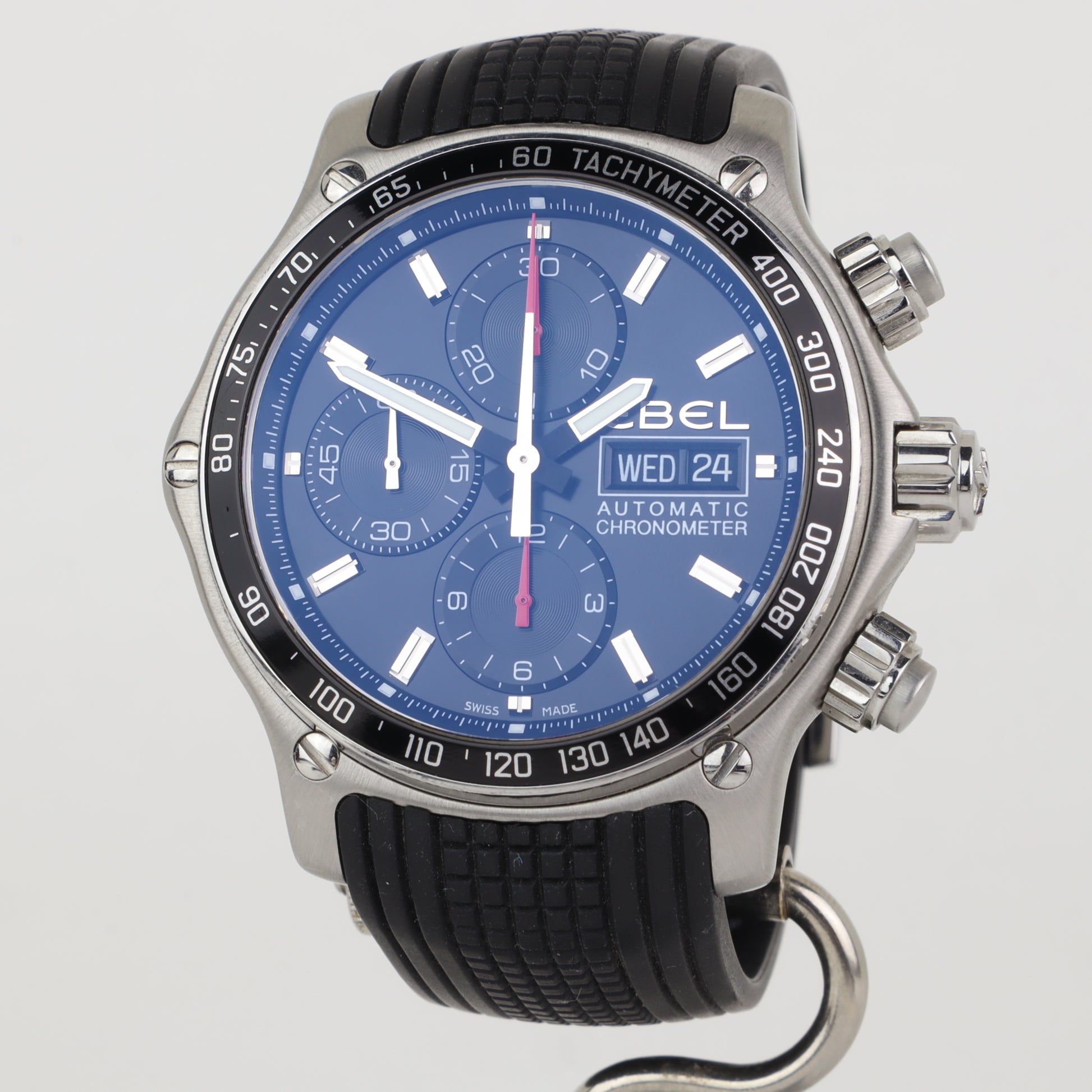 Ebel 1911 Discovery Chronograph Automatic Black 9750L62    | Box & Papers | 2010