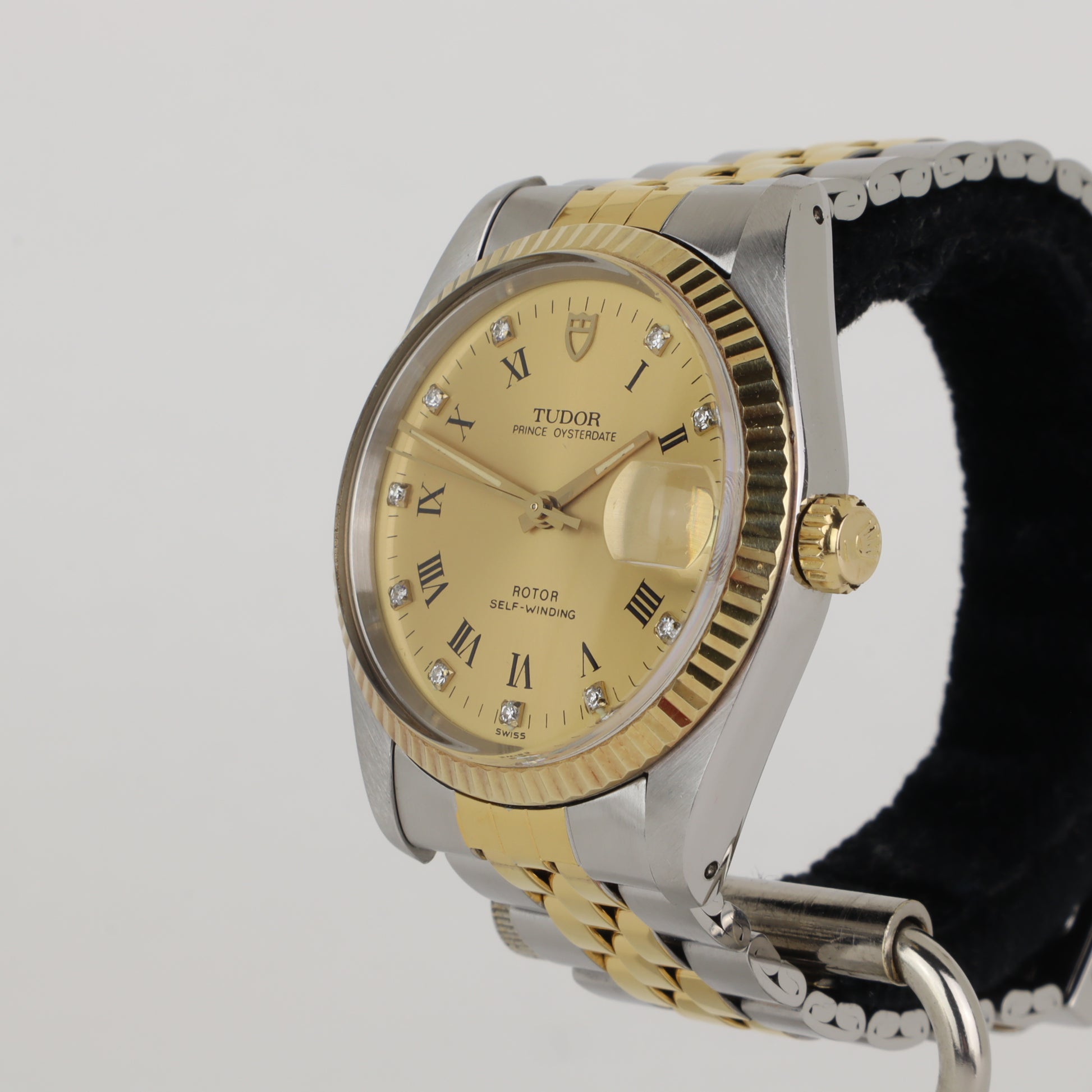 Tudor Prince Oysterdate 74033G Diamond Dial