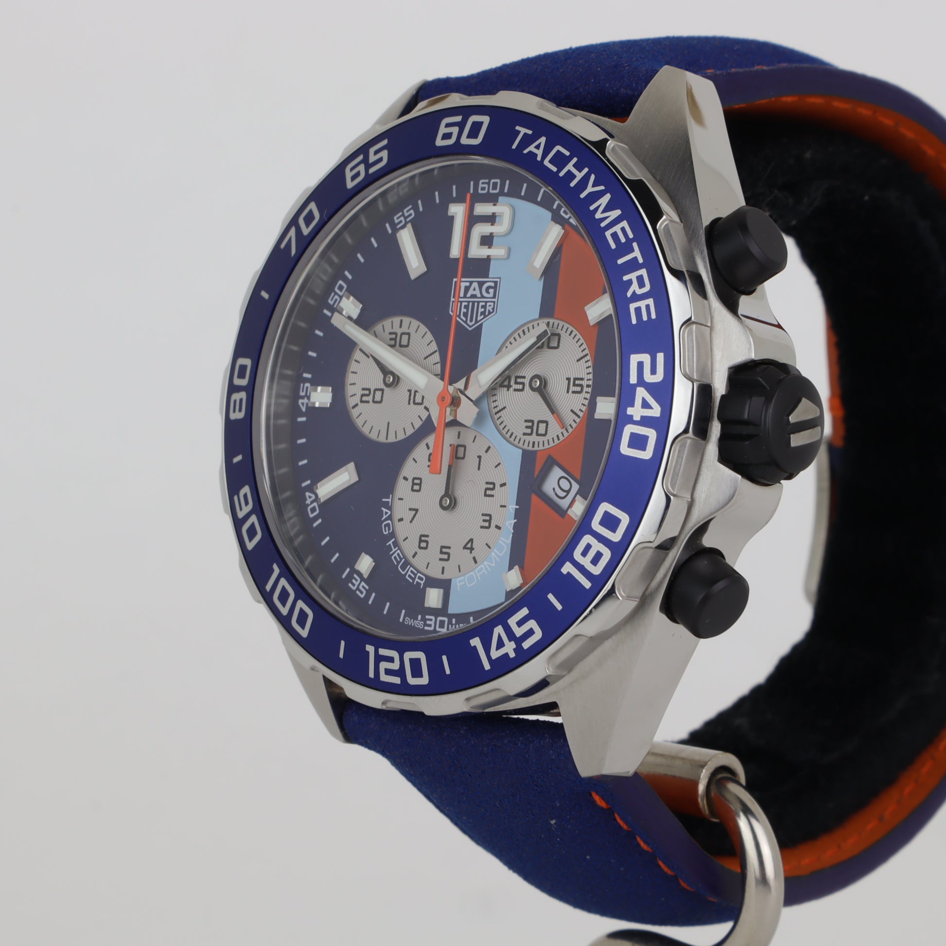 TAG Heuer Formula 1 Chronograph Gulf CAZ101N.FC8243 Special Edition   | Box & Papers