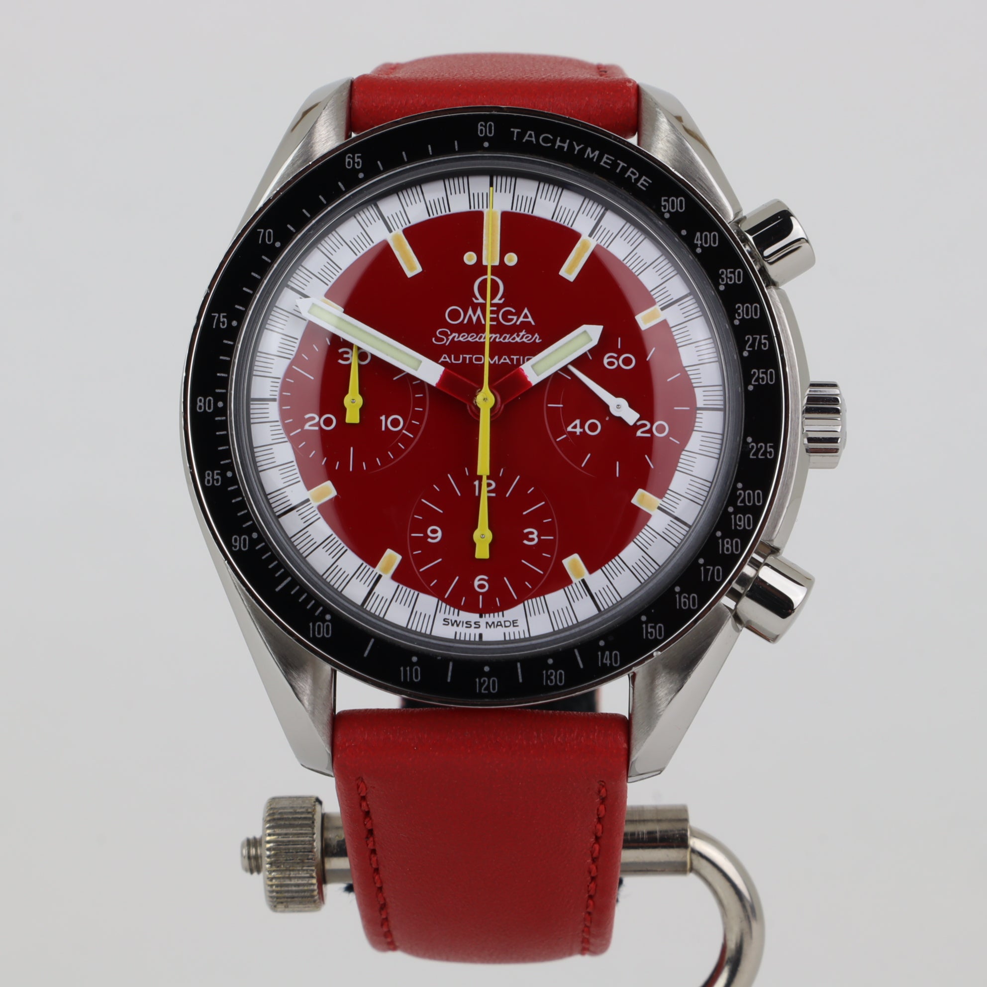 Omega Speedmaster Reduced 3810.61.41 'Schumacher'  | Factory Serviced | Box & Papers | 1996