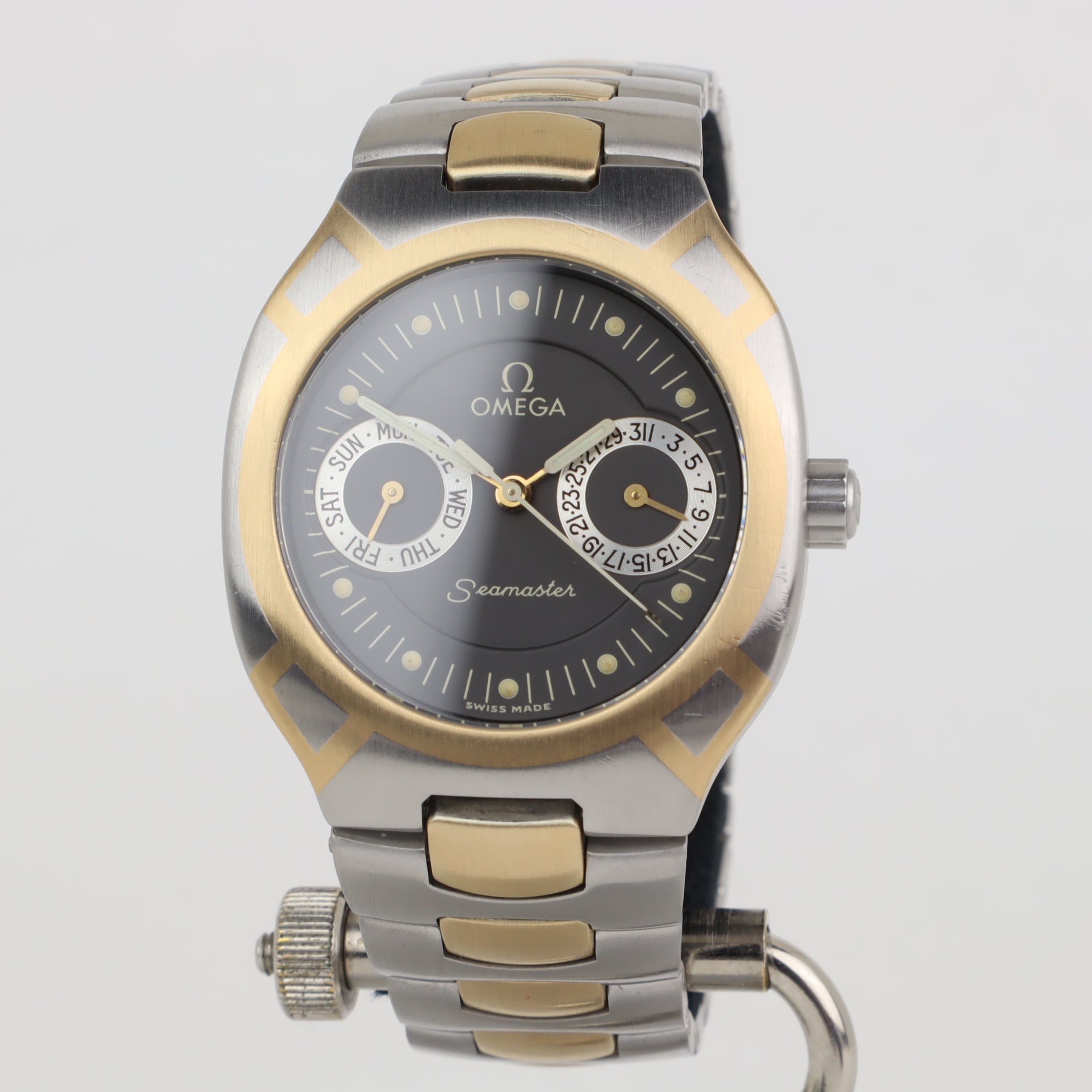 Omega Polaris Day Date 396.1122    | Box & Papers | 1989