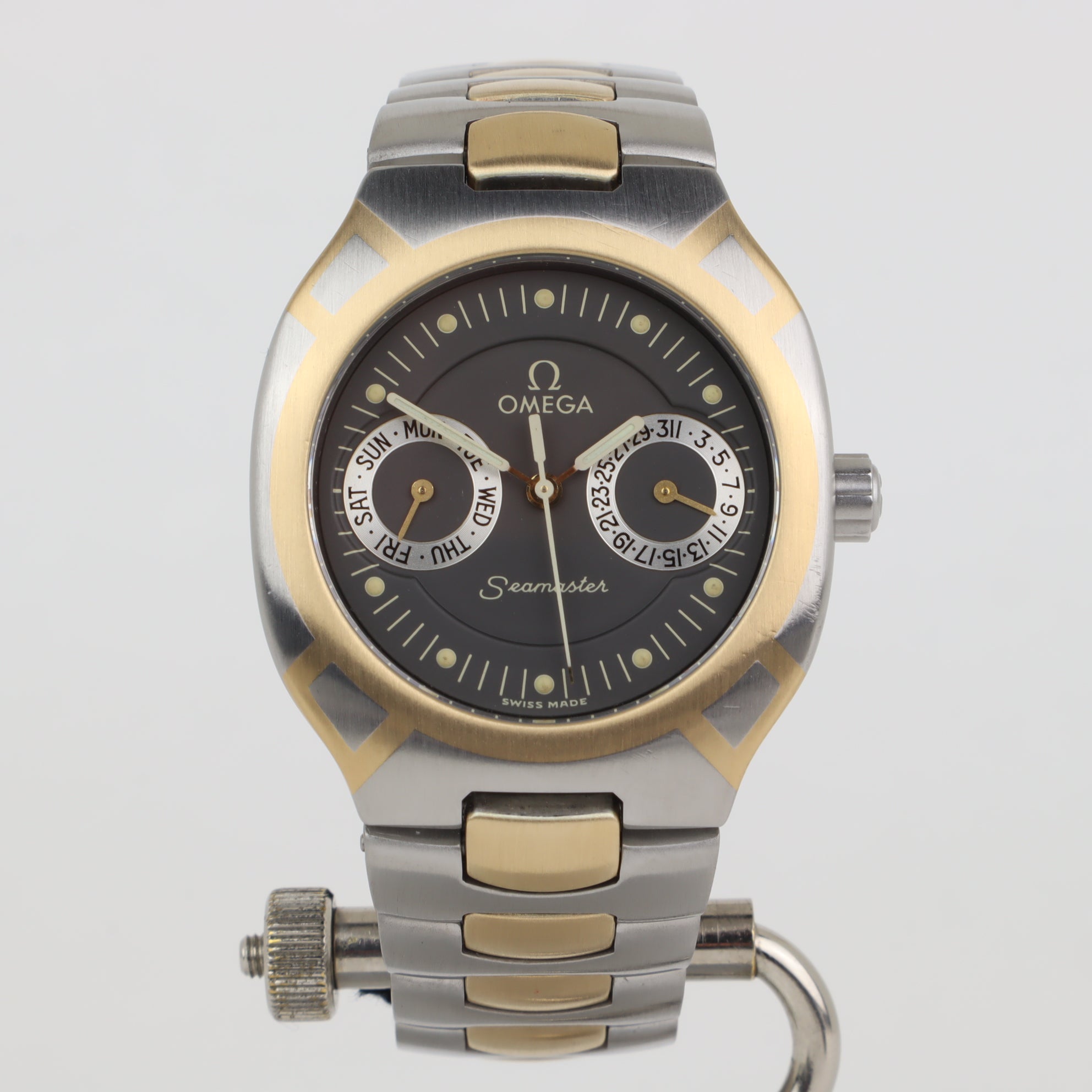 Omega Polaris Day Date 396.1122    | Box & Papers | 1989