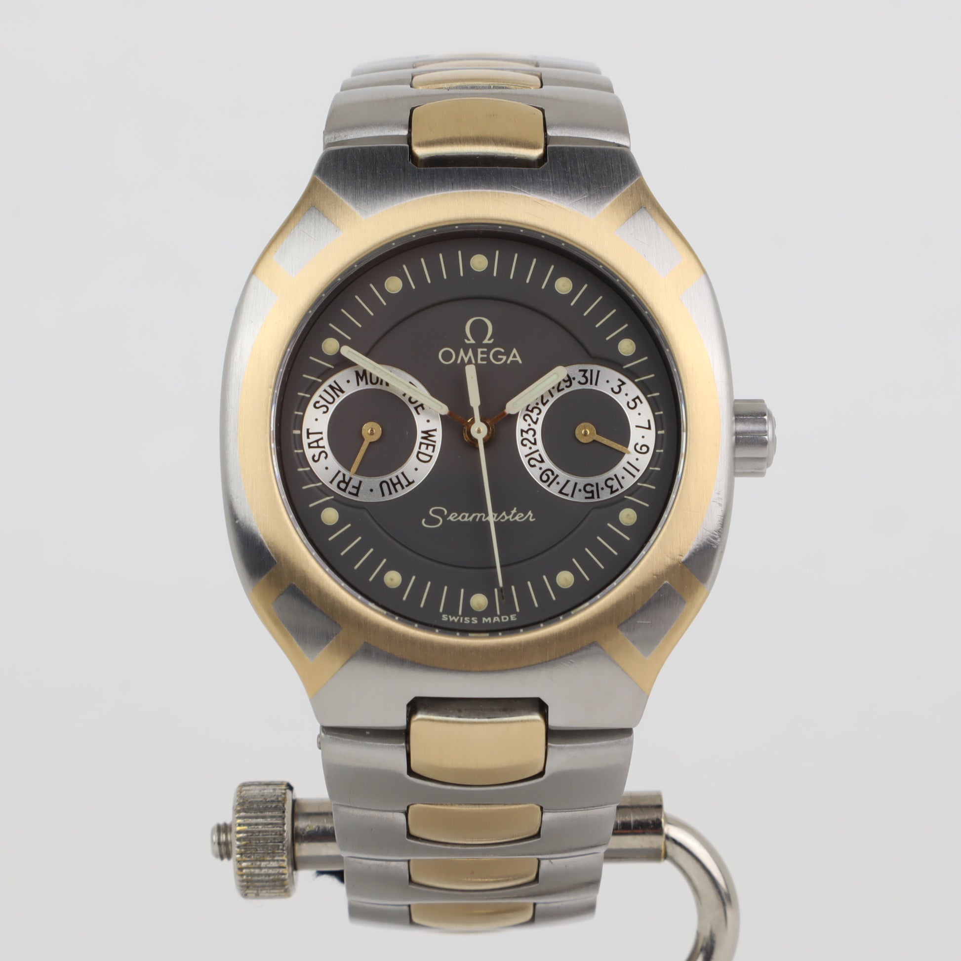 Omega Polaris Day Date 396.1122    | Box & Papers | 1989