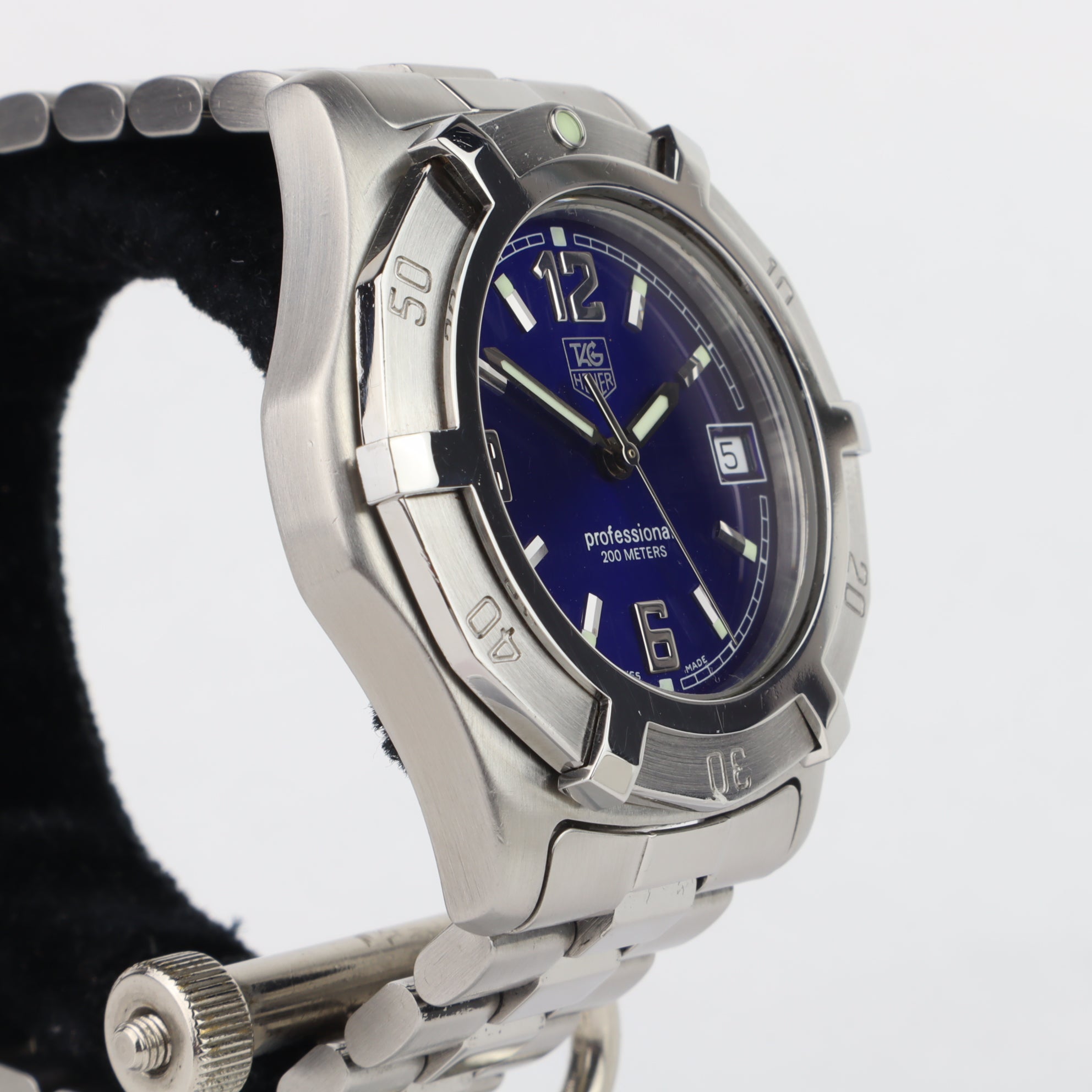 美品 TAG HEUER 腕時計 エクスクルーシブ クオーツ ブルー系 WN1112 