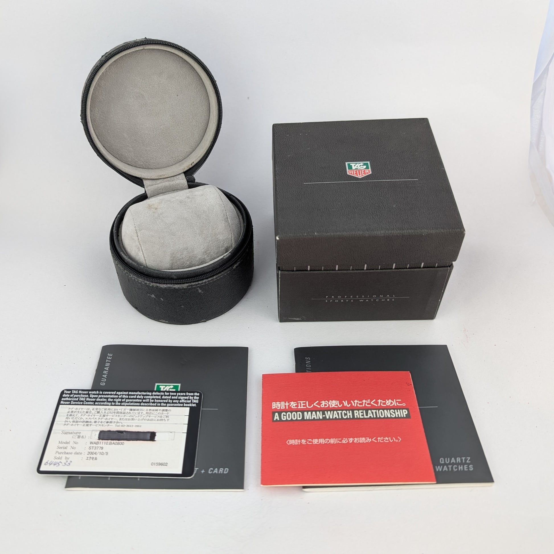 TAG Heuer Aquaracer WAB1110.BA0800    | Box & Papers | 2004