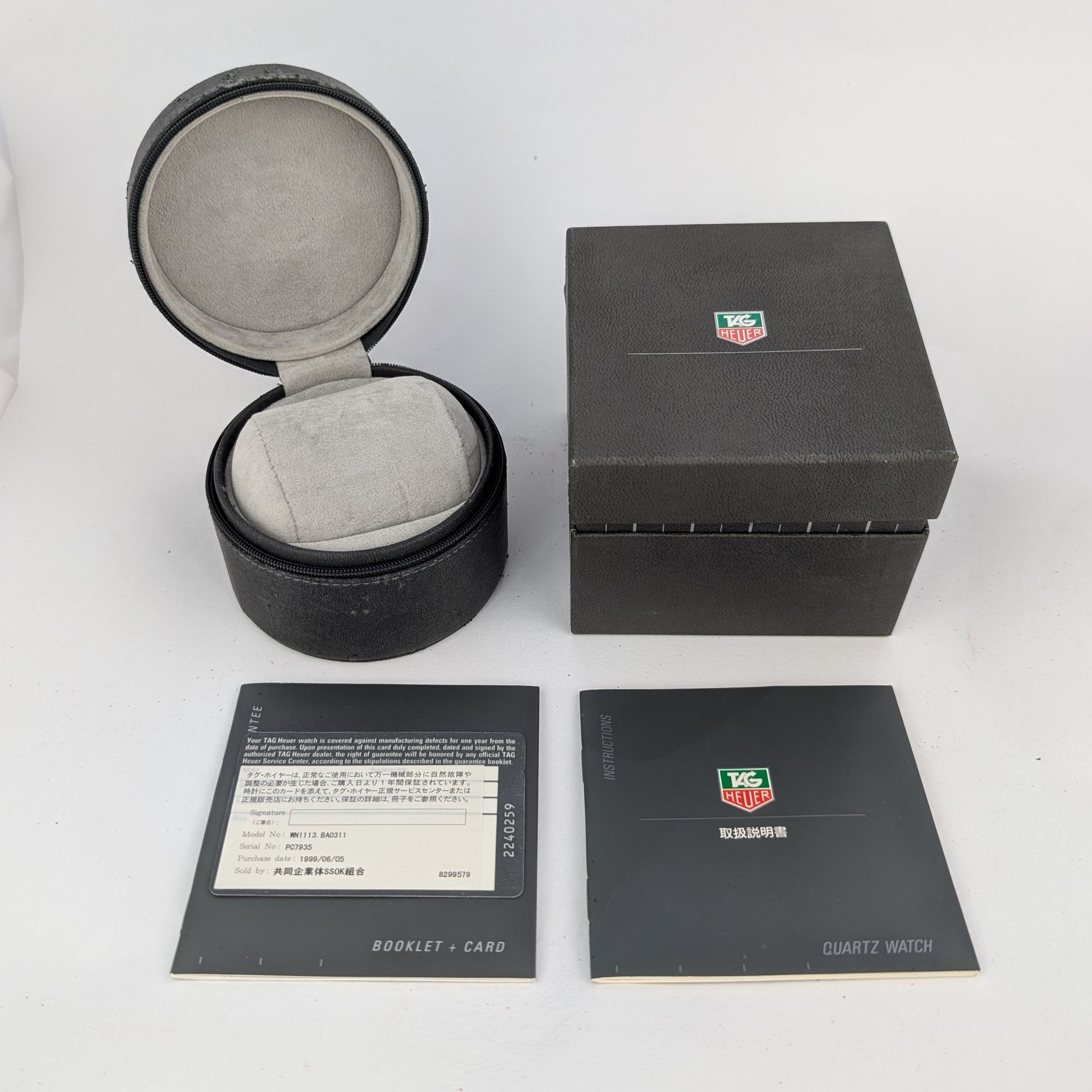 TAG Heuer 2000 Exclusive WN1113    | Box & Papers | 1999