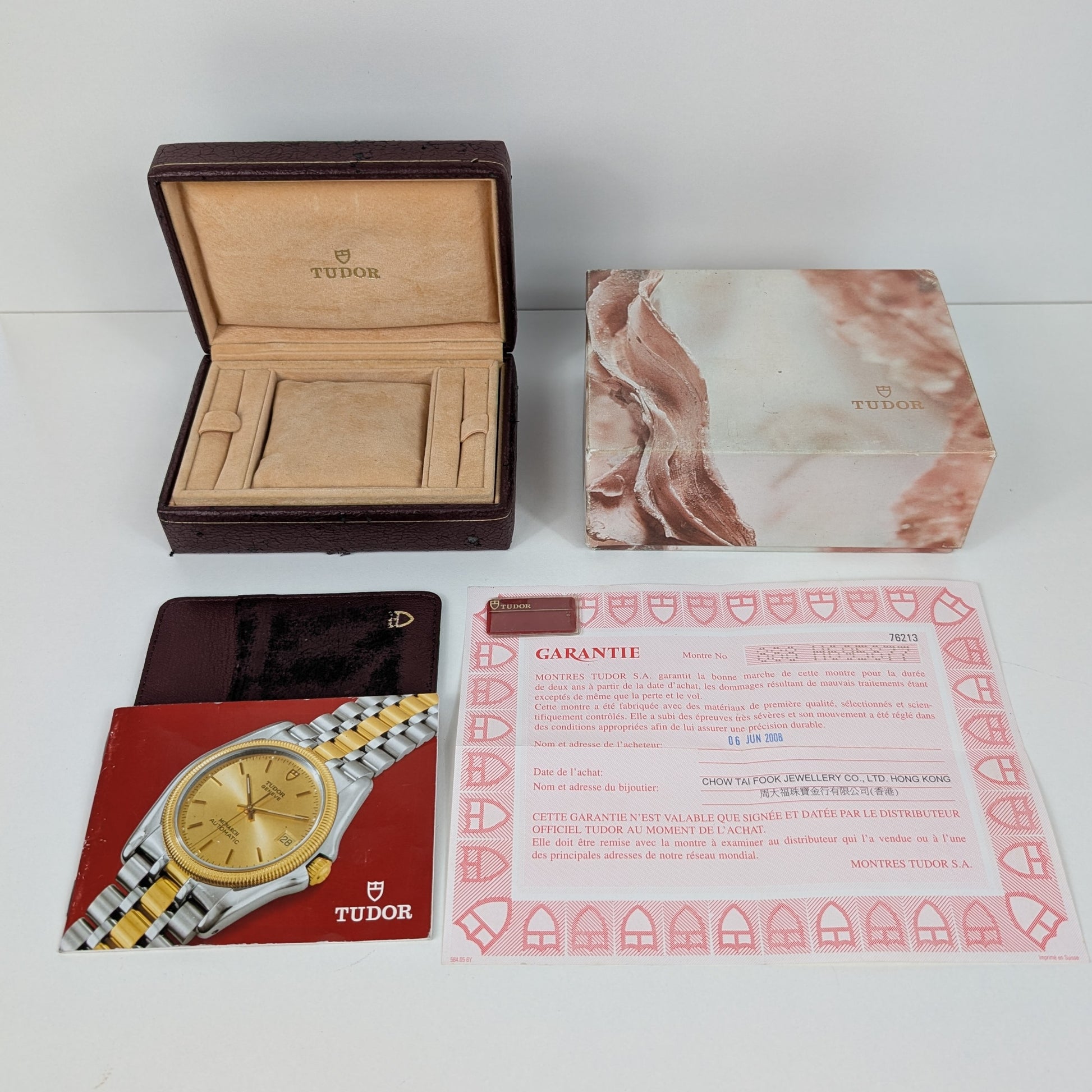 Tudor Prince Date + Day 76213    | Box & Papers | 2008