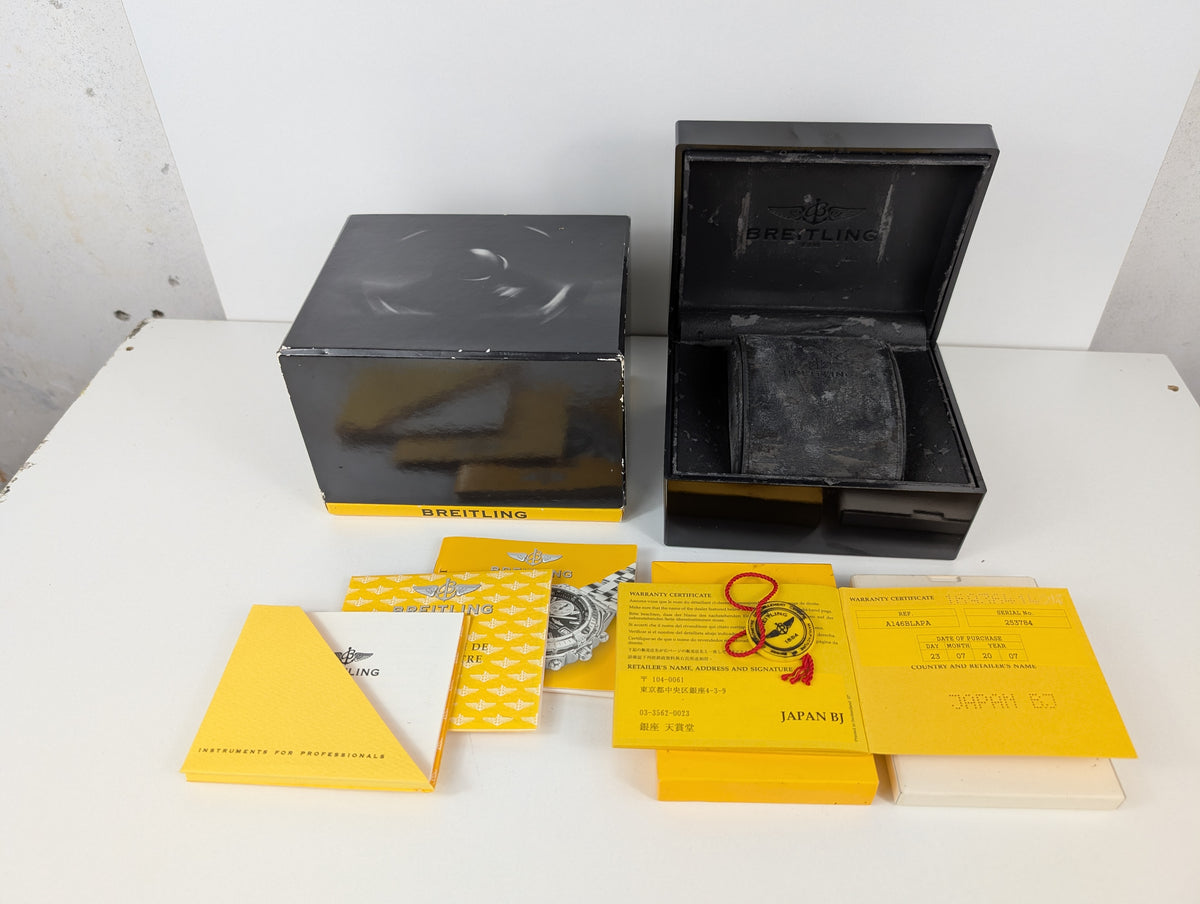 Breitling Chronomat A13350 Blackbird   | Box & Papers | 2007