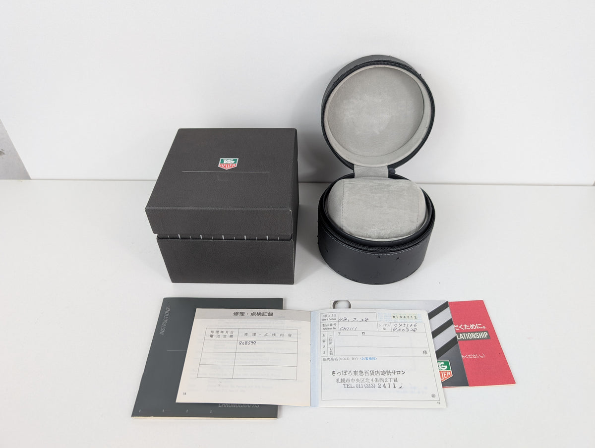 TAG Heuer 2000 Chronograph CK1111    | Box & Papers | 1996